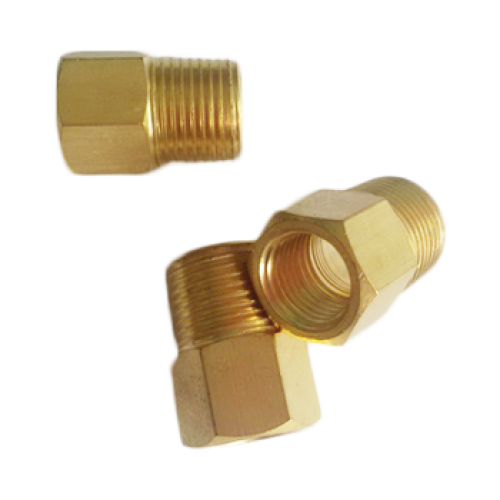 ข้อต่อตรงทองเหลือง เกลียวนอก-ใน [ 3200 ] 1